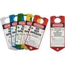 Labeled Lockout Hasps 5 Per Pack