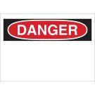 DANGER Sign - Premium Fiberglass - Black/Red on White - 7 x 10