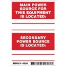 Equipment/oem Labels