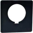 30MM Black Blank Square Pushbutton Legend Plate