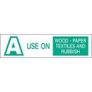 Fire Extinguisher Labels