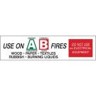 Fire Extinguisher Labels
