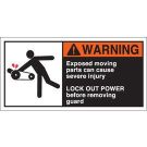 Cema Safety Labels B302 2.5 In Hx5 In W 3 Clr