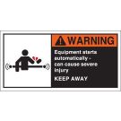 Cema Safety Labels B302 2.5 In Hx5 In W 3 Clr