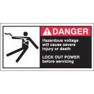 Cema Safety Labels B302 2.5 In Hx5 In W 2 Clr