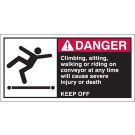 Cema Safety Labels B302 2.5 In Hx5 In W 2 Clr