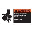 Cema Safety Labels B302 2.5 In Hx5 In W 2 Clr