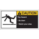 Cema Safety Labels B302 2.5 In Hx5 In W 2 Clr