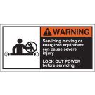 Cema Safety Labels B302 2.5 In Hx5 In W 2 Clr