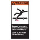 Cema Safety Labels B302 6 In Hx3 In W 3 Clr