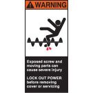 Cema Safety Labels B302 6 In Hx3 In W 3 Clr