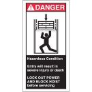 Cema Safety Labels B302 6 In Hx3 In W 2 Clr