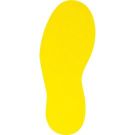B7569 Vinyl Footprint-left 12" Yel 1 Pc
