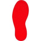 B7569 Vinyl Footprint-left 12" Red 1 Pc
