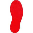B7569 Vinyl Footprint-right 12" Red 1 Pc