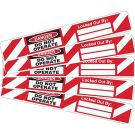Lockout Labels DANGER DO NOT OPERATE 5 Pack