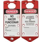 Span Red Labeled Lockout Hasp-Aluminum 5 Per Pack
