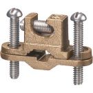 10 To 2 AWG 3/8 To 1 Inch Solid Bronze Ground Clamp