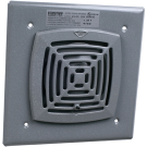24VDC 111dB at 1M/101dB at 10' Gray Die-Cast DC Vibrating Horn