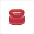 Red Panel Mount Strobe Lens Assembly