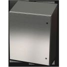 304 Stainless Steel Enviroline Series Wall-Mount Enclosure With Sloping Top, NEMA 3R,4,4X,12,13&IP66, Sub-Panel Ordered Separately, 36x30x16