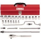 1/2 Inch Drive SAE 26 Piece Socket Set