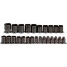 1/2" Drive Metric 25 Piece Deep Impact Socket Set