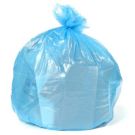 Trash Liner 30 Inch X 45 Inch HDPE 40-45 Gallon 19 Micron - Blue - High Density - 75 Liners Per Roll - 225 Per Case