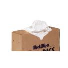 WorkWipes New White 100% Cotton Rags in Box, 5 Lbs