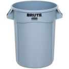 Trash Container 32 Gallon Gray Brute