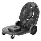 BRUTE Tandem Trash Container Dolly - 300LB Capacity - Holds two loaded 20, 32 or 44-gallon BRUTE containers - Black