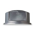 Round Dome Trash Can Lid For 2655 Brute 55 Gallon Containers - Plastic, Gray