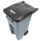 Brute Rollout Trash Container 50 Gal Gray
