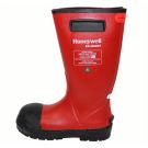 Electrigrip Dielectric Boots Size 6 Red/Black Color, 15 Inch, Waterproof, Volcanized Rubber, RFID Tagged, Pull Handles, Slip Resistant, Tested to 20kV Using ASTM F1117 40 CAL