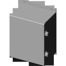 304 Stainless Steel Continuous Steel Junction Box Enclosure, NEMA 3R,4,4X,12,13&IP66, Sub-Panel Ordered Separately,10x8x6