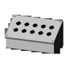Pushbutton Enclosure - 10 PB x 30.5mm