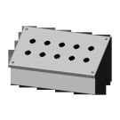 N12 PB Consolet - 10 PB x 22.5mm - Steel/Gray