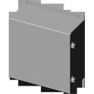 316 Stainless Steel Continuous Steel Junction Box Enclosure, NEMA 3R,4,4X,12,13&IP66, Sub-Panel Ordered Separately,12x12x6