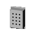 Pushbutton Encl - Extra Deep - 12 PB x 22.5 mm - Steel/Gray