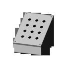 N12 PB Consolet - 12 PB x 22.5mm - Steel/Gray
