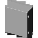 316 Stainless Steel Continuous Steel Junction Box Enclosure, NEMA 3R,4,4X,12,13&IP66, Sub-Panel Ordered Separately,14x12x6