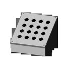 N12 PB Consolet - 16 PB x 30.5mm - Steel/Gray