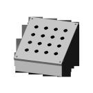 N12 PB Consolet - 16 PB x 22.5mm - Steel/Gray