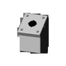 N12 PB Consolet - 1 PB x 30.5mm - Steel/Gray