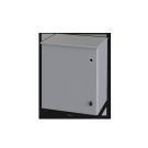 Screw Cover NEMA Type 3R Outdoor Raintight Enlosure, galvannealed Steel, Gray, 24x20x12,Sub-Panel Ordered Separately