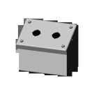 N12 PB Consolet - 2 PB x 22.5mm - Steel/Gray