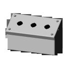 N12 PB Consolet - 3 PB x 22.5mm - Steel/Gray