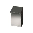 304 Stainless Steel Desk Consoles, Single Access Single-Door, NEMA 3R,4,4X,12,13&IP66, 40x25x16, Sub-Panel Ordered Separately
