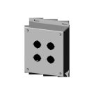 304 Stainless Steel 30.5 mm 4 Hole, NEMA 4,4X,12,13&IP66 Pushbutton Enclosure