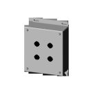 304 Stainless Steel 22.5 mm 4 Hole, NEMA 4,4X,12,13&IP66 Pushbutton Enclosure